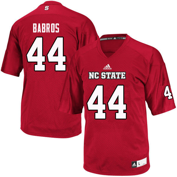 Men #44 Joe Babros NC State Wolfpack College Football Jerseys Sale-Red